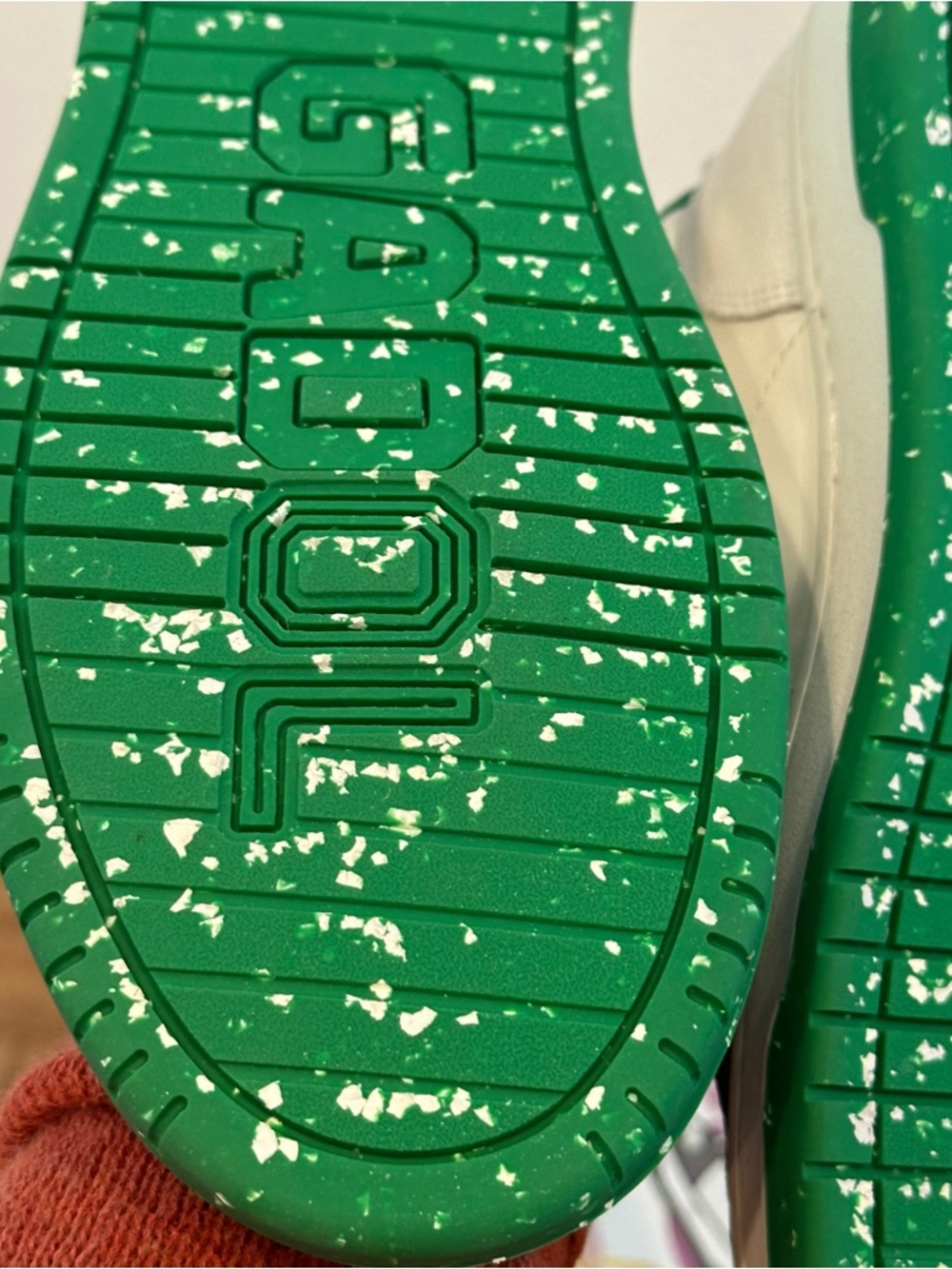 Vintage Havana Gadol Sneakers White Green Size 8.5 New in Box - Picture 4 of 7